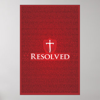 Jonathan Edwards Resolution poster