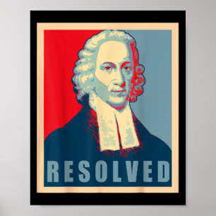 Jonathan Edwards Resolved Calvinist Reformed  Poster