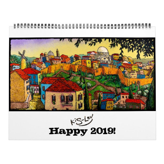 Jonathan Kis-Lev Art Calendar 2019 (Cover)