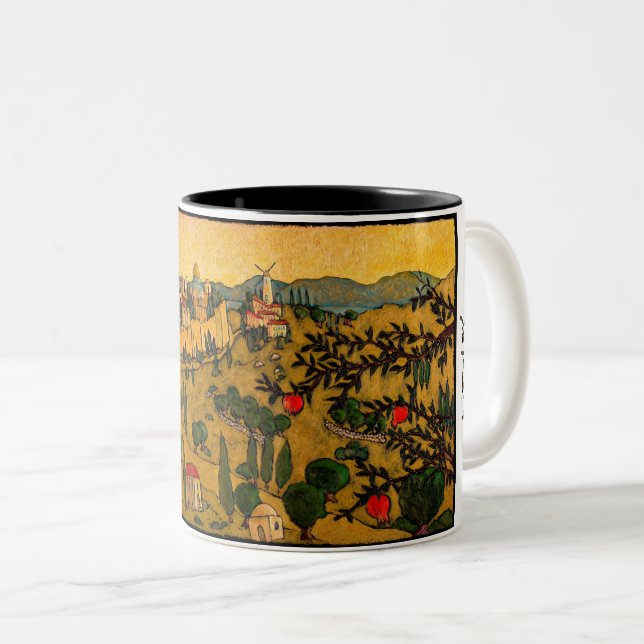Jonathan Kis-Lev Jerusalem of Gold 11 oz Mug (Front Right)