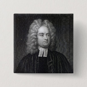 Jonathan Swift 2 Inch Square Button