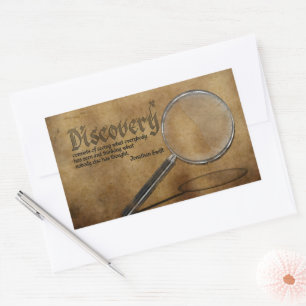 Jonathan Swift Inspirational Quote "Discovery" Sticker