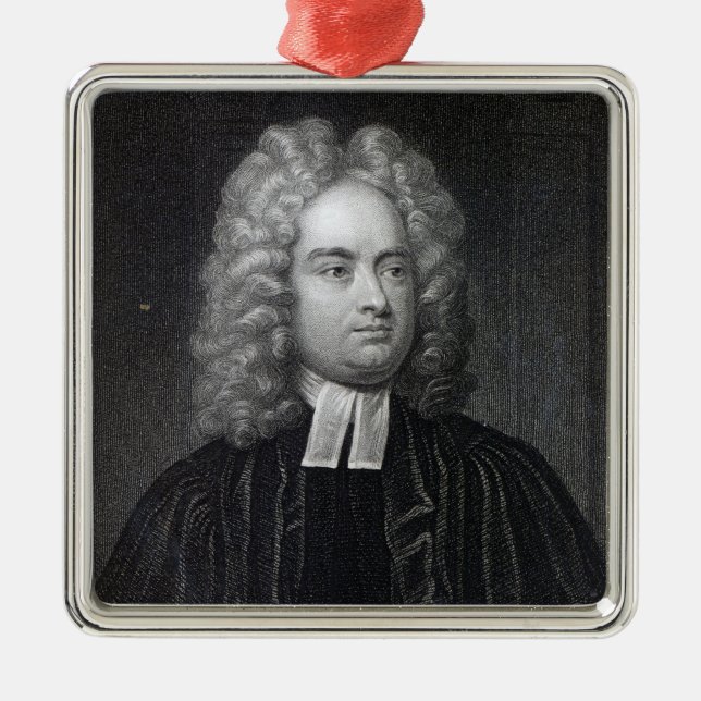 Jonathan Swift Metal Ornament (Front)