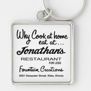 Jonathan's Restaurant, Niles, IL Keychain