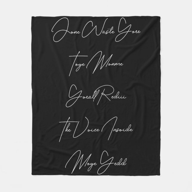 Jone Waste Yore Toye Monme Wood Wall Art Fleece Blanket (Front)