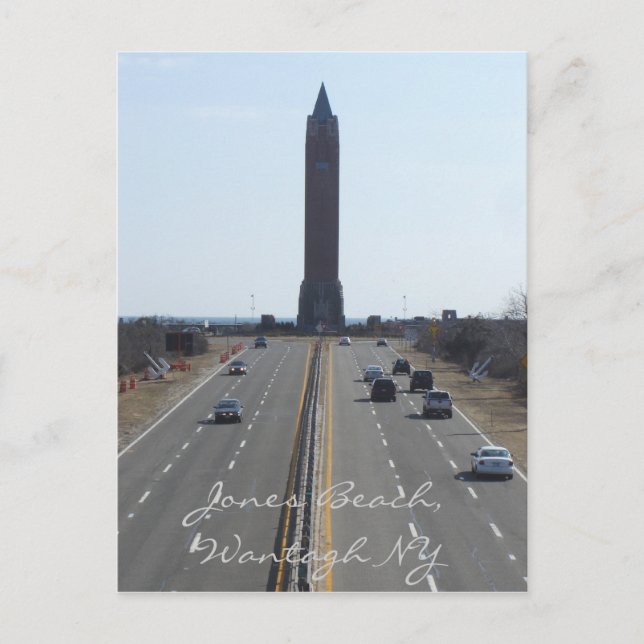 Jones Beach, New York Postcard (Front)
