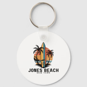 Jones Beach New York Surfing Surfer _1 Keychain