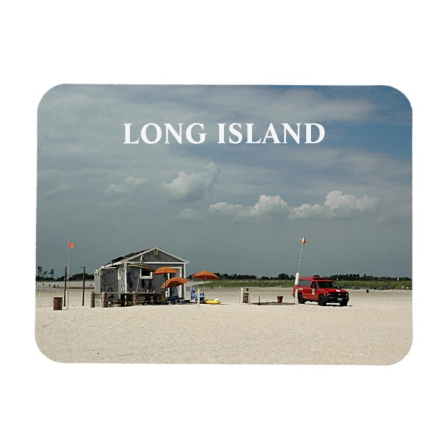 Jones Beach Umbrella Stand Magnet (Horizontal)