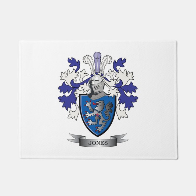 Jones Coat of Arms Doormat (Front)