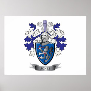 Jones Coat of Arms Poster