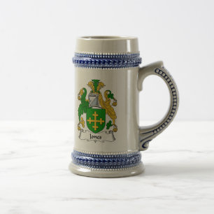 Jones Coat of Arms Stein - Family Crest