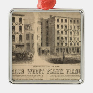 Jones, White and McCurdy's Dental Depots Metal Ornament