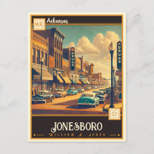 Jonesboro, Arkansas   Vintage Postcard