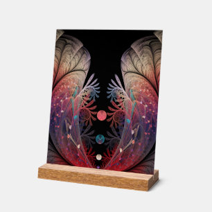 Jonglage Abstract Modern Fantasy Fractal Art Acrylic Sign