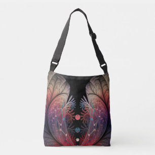 Jonglage Abstract Modern Fantasy Fractal Art Crossbody Bag