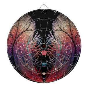 Jonglage Abstract Modern Fantasy Fractal Art Dartboard