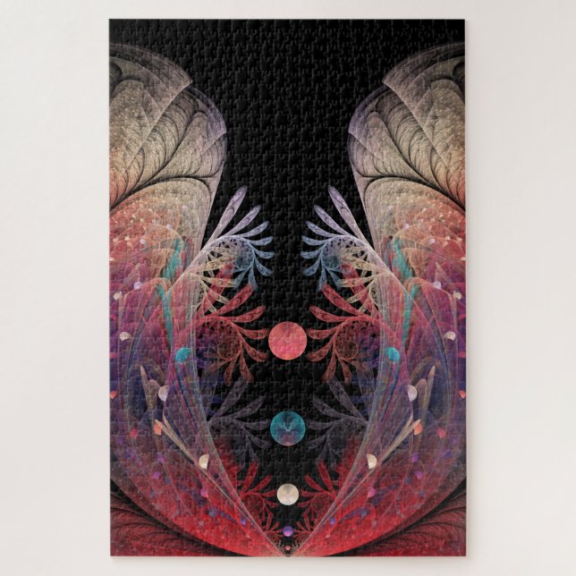 Jonglage Abstract Modern Fantasy Fractal Art Jigsaw Puzzle (Vertical)