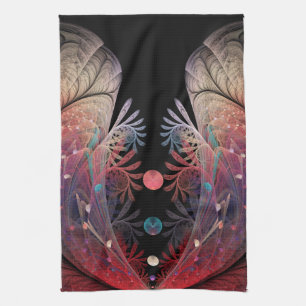 Jonglage Abstract Modern Fantasy Fractal Art Kitchen Towel