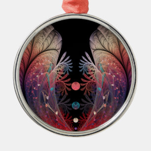 Jonglage Abstract Modern Fantasy Fractal Art Metal Ornament