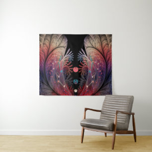 Jonglage Abstract Modern Fantasy Fractal Art Tapestry