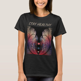 Jonglage Abstract Modern Fantasy Fractal Art Text T-Shirt