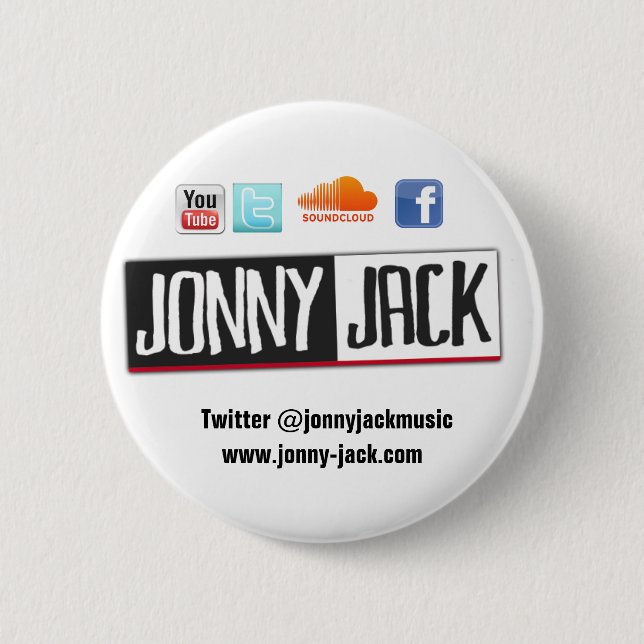 Jonny Jack - Badges 2 Inch Round Button (Front)
