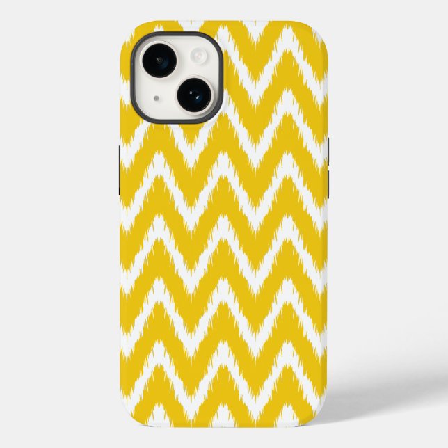 Jonquil Asian Moods Ikat Chevrons Case-Mate iPhone Case (Back)
