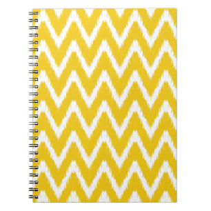 Jonquil Asian Moods Ikat Chevrons Notebook