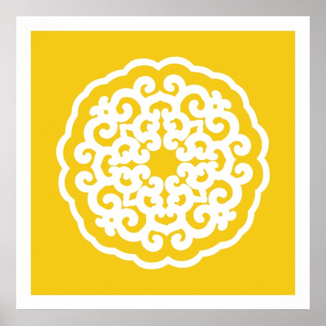Jonquil Asian Moods Mandalla Poster (Front)