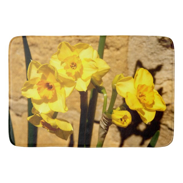 Jonquil Flowers Bath Mat (Front)