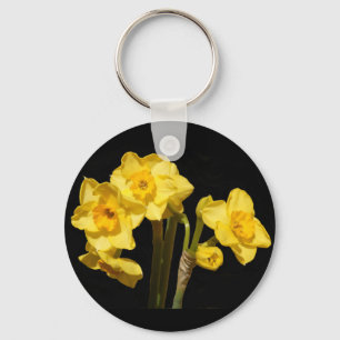 Jonquil Flowers Key Ring