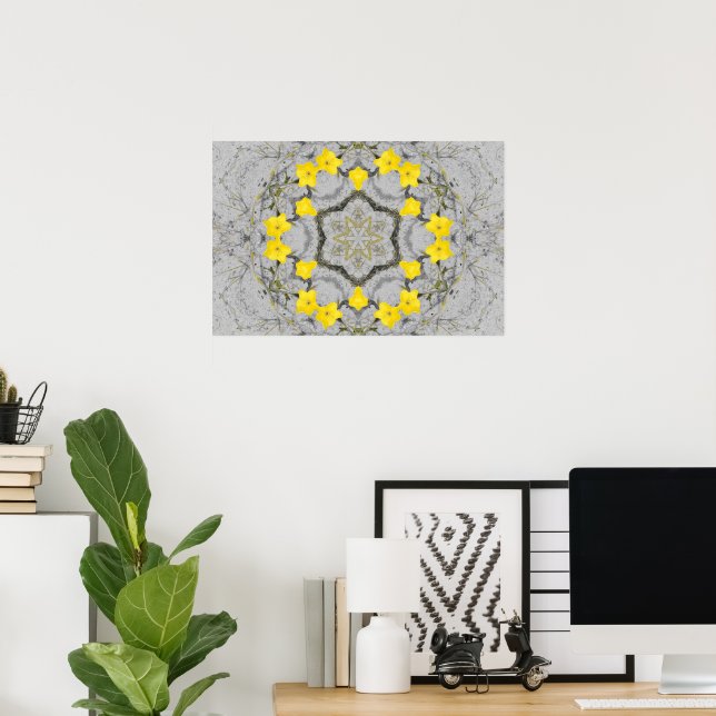 Jonquil Harmony Wheel Poster (Home Office)