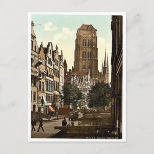 Jopengasse, Danzig, West Prussia, Germany (i.e., G Postcard