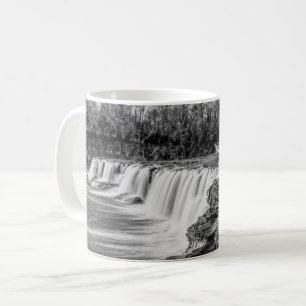Joplin Grand Falls Overview Grayscale Coffee Mug