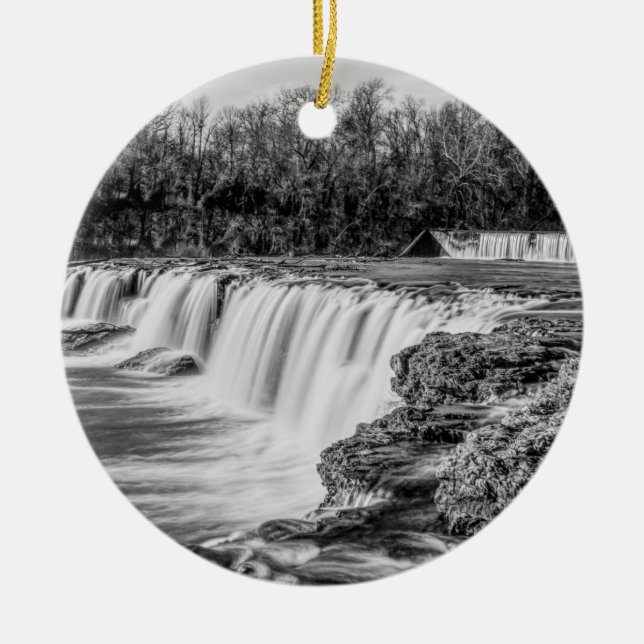 Joplin Grand Falls Vue d'ensemble Ornement en nive (Devant)