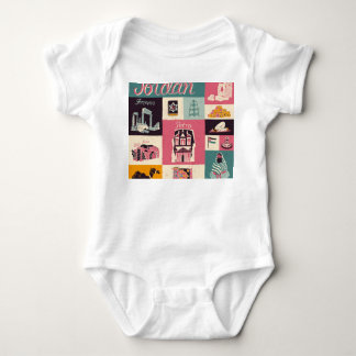 Jordan Culture Retro Illustrated Symbols Baby Bodysuit