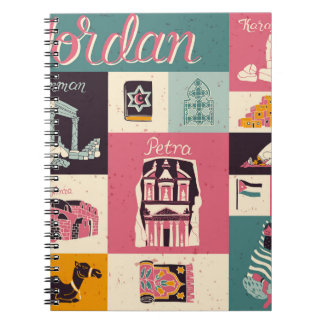 Jordan Culture Retro Illustrated Symbols Notebook