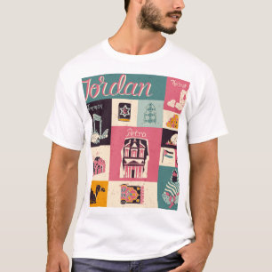 Jordan Culture Retro Illustrated Symbols T-Shirt