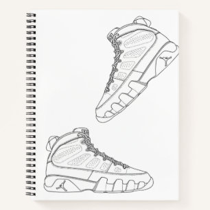 Jordan Custom Colouring Notebook