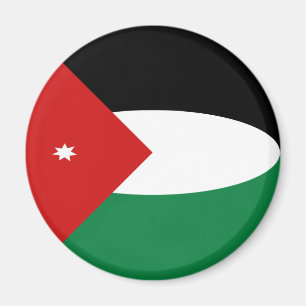 Jordan Fisheye Flag Magnet