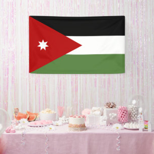 Jordan flag banner
