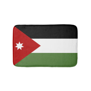 Jordan flag bath mat
