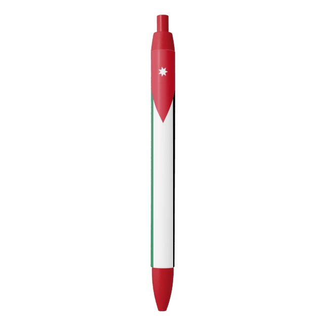 Jordan Flag Black Ink Pen (Front Vertical)