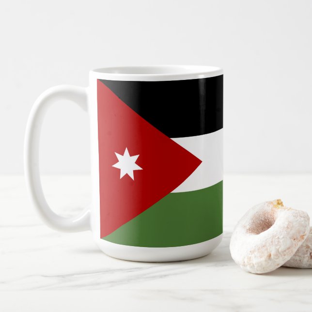 Jordan flag coffee mug (With Donut)