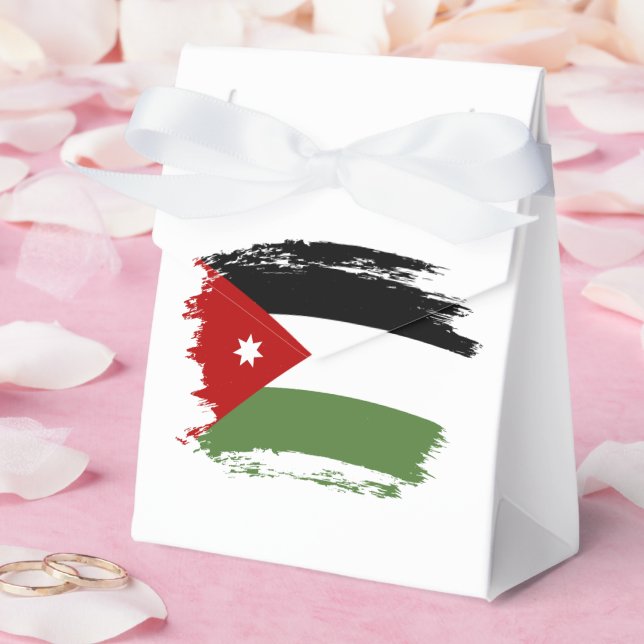 Jordan flag favor box (Wedding)
