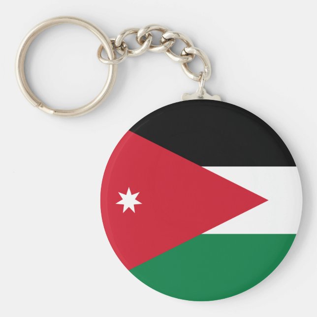 Jordan Flag Keychain (Front)