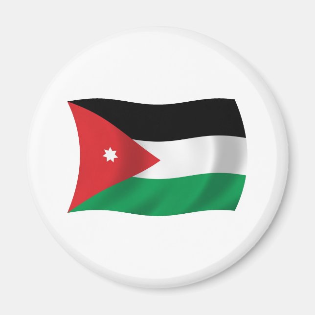 Jordan Flag Magnet (Front)