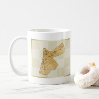 Jordan Flag + Map Mug
