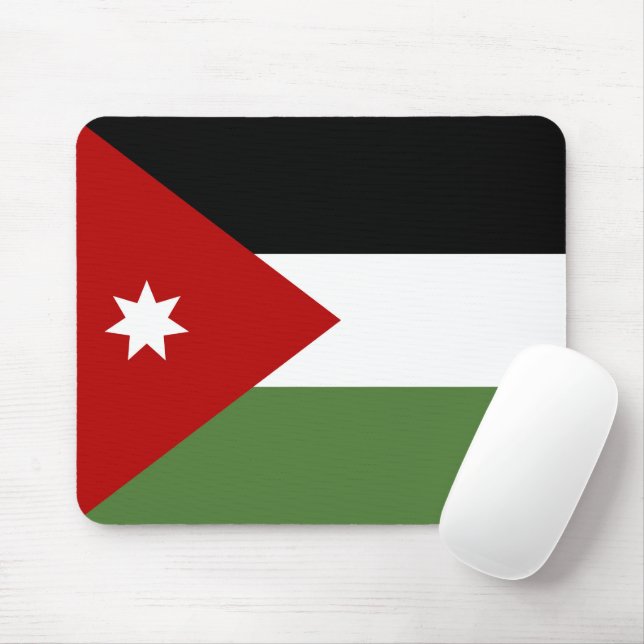 Jordan flag mouse pad (With Mouse)
