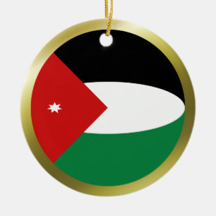 Jordan Flag Ornament